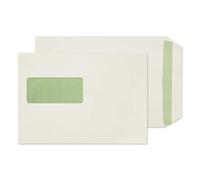 Purely Environmental poche fenêtre autocollante enveloppe - Parent C5 229 x 162 mm Blanc naturel