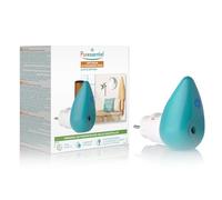 Puressentiel - Diffuseur d'huiles essentielles à ultrasons - Clip et diffuseur - Diffuseur d'aromathérapie Rotatif et à poignée silencieuse - sans Eau, LED,Blanc et Bleu