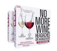 PureWine Lot de 48 Purificateurs et Filtres à Vin - Enlève Histamines et Sulfites, Réduit Allergies et Sensibilités - Restaure le Goût, Bec Inclus