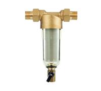 Purificateur d’eau, Filtre À Eau Sous Évier 2 Pièces, Pré-filtre En Cuivre Avec Raccords Connexion Rapide(1-inch to 4-point adapter)