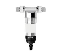 Purificateur d’eau, Pré-filtre Purificateur D'eau Lavage À Contre-courant Haut Débit En Acier Inoxydable(6-point swivel)