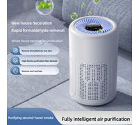 Purificateur d'air à ions négatifs à lumière bleue, désodorisation de toute la maison et élimination de la poussière avec filtre haute efficacité, utilisation domestique silencieuse - Un cadeau conçu 