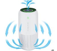 Purificateur d'Air avec Véritable Filtre avec Lumière UV-C, Mini Purificateur d'Air Elimine 99,97% de Fumée Allergènes Poussière,...