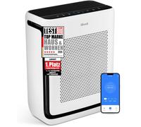 Purificateur d'air HEPA Levoit, idéal pour les personnes allergiques, avec mode animal de compagnie, pour des pièces jusqu'à 87 m², blanc/noir