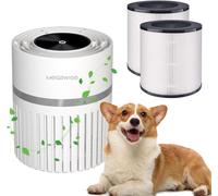 Purificateur d'air HEPA MEGAWISE pour la maison et le bureau, comprenant 3 filtres, fonctionnement silencieux