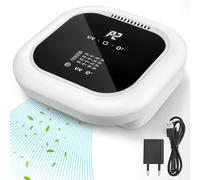 Purificateur D'Air,Ioniseur D'Air 5000 Mah,Avec Stérilisation Uv, Aromathérapie,4 Modes,Générateur D'Ozone Purificateur D'Air Silencieuse Pour Salle De Bain,Cuisine,Voiture,Animaux Domestiques,Odeurs
