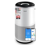 Purificateur d'air Levoit Core 400S, idéal pour les personnes souffrant d'allergies, couvre jusqu'à 90 m², couleur argentée et blanche