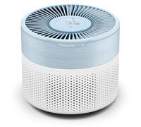 Purificateur d'air Mini pour la maison, format ultra-compact, efficacité maximale. Disponible en blanc et en bleu
