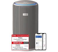 Purificateur d'air Philips PureProtect 3200, intelligent, avec filtre HEPA et filtre à charbon actif, CADR de 500 m³/h pour une pièce de 130 m², silencieux et économe en énergie