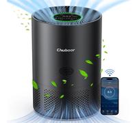 Purificateur d'air - PJ01, filtre HEPA H13 - Contrôle via Wi-Fi/application - Capteur PM2.5 - CADR 185 m³/h - Convient pour les pièces de 31 à 40 m² - Fonctionnement silencieux : 25 dB - Noir