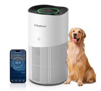 Purificateur d'air PJ10 - Filtre HEPA H13 - Idéal pour les animaux de compagnie et les personnes allergiques - CADR 402 m³/h - Contrôle via Wi-Fi - Très silencieux ≤25 dB - Convient pour les pièces de