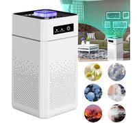 Purificateur d'air portable - Purificateur d'air USB - Filtre HEPA H13, débit d'air 500 m³/h, silencieux ≤35 dB, puissance 18 W, alimentation USB 24 V, filtration multicouche