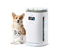 Purificateur d'air pour animaux de compagnie Provirtec Pawtent AP-12 : filtre HEPA13, entrée d'air sur 4 côtés, élimine 99 % des odeurs, fonctionnement silencieux (23 dB), mode automatique