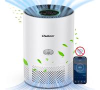 Purificateur d'air pour la maison PJ01 - Filtre HEPA H13 - CADR 185 m³/h - Convient pour les pièces de 31 à 40 m² - Très silencieux (25 dB) - Élimine les particules PM2.5, la fumée et les odeurs - Bla