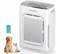 Purificateur d'air pour maison, chambre à coucher, grande pièce jusqu'à 900 m², purificateur d'air HEPA avec filtres double face lavables, Wi-Fi intelligent, affichage AQI, purificateur d'air pour