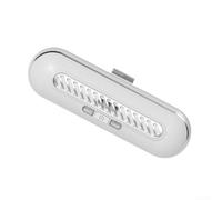 Purificateur d'air pour réfrigérateur - Générateur d'ozone avec fonction ioniseur - Rechargeable contre les fruits et légumes - Silencieux ABS - 14,6 cm - Blanc