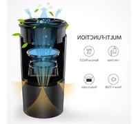 Purificateur d'air pour voiture avec double port USB et désodorisant à anions - Format mini - Ajouter un humidificateur