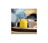 Purificateur d'aromathérapie d'air d'humidificateur de diffuseur d'arôme jet d'usb avec la veilleuse - jaune G