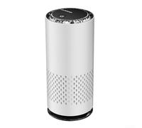 Purificateur de voiture compact avec anion, admission à 360 degrés pour un nettoyage rapide, moteur à faible bruit pour une conduite sereine, couleur blanche