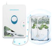 Purificateur d'ozone, production de 600 mg/h, minuterie réglable jusqu'à 60 minutes, deux tuyaux d'air interchangeables, alimentation électrique 220 V CA, dimensions compactes