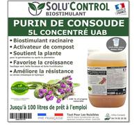 Purin de Consoude SoluControl 5L Concentre UAB Biostimulant Racinaire Favorise la Croissance et la Floraison