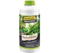 Algoflash NATURASOL Purin d'orties liquide ALPURIN, Jusqu'à 20 L, bouchon doseur inclus, 1 L Vert