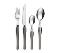 PRADEL ESSENTIEL - Panier fil 24 couverts de table pour 6 personnes - Purity - Acier inoxydable 18/0, Finition Standard - Gris