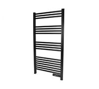 Pur Line Sèche-serviettes électrique NTW-11B 500W minuterie aluminium Noir