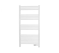 Pur Line Sèche-serviettes électrique NTW-11W 500 W avec minuterie Aluminium Blanc