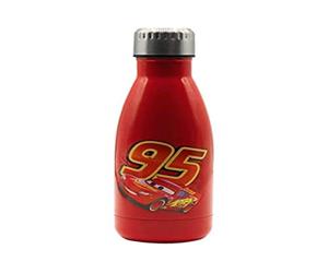 Puro - Bouteille Isotherme Cars 500ml - Inox - Gourde Disney pour Enfant - Légère, Etanche et Réutilisable - Acier Inoxydable - Sans BPA