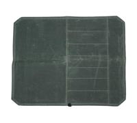 Purokise Housse à Couteaux, Tissu ciré, Rangement 7 Lames, Sacoche Chef Portable (Vert armée)