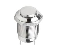 Push Button - Self Resetting Multifunctional Switch | Metal Construction With Waterproof Flame-Retardant Design, Compact Start Control, For Equipment, Machine Electronics, Factory