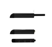 Push Pull Latch De Porte Lot de 3 loquets d'armoire invisibles à pousser for ouvrir, loquet porte déverrouillage tactile, charnière for placard, tiroir, amortisseur pour Meuble(Black)