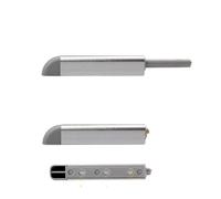 Push Pull Latch De Porte Lot de 3 loquets d'armoire invisibles à pousser for ouvrir, loquet porte déverrouillage tactile, charnière for placard, tiroir, amortisseur pour Meuble(Silver)