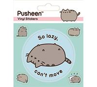 Pusheen Lazy Vinyle autocollant, Multicolore, 10 x 12.5 cm