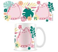 Pusheen - Mug (Taille unique) (Rose/Vert/Blanc)