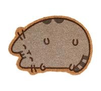 Pusheen Paillasson Décoratif en Forme de Chat 40x60cm Antidérapant Marron