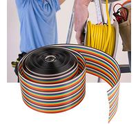 PUSOKEI Câble Ruban Arc-en-ciel 40P, Pas de 1,27 Mm, Largeur de 5,08 Cm |Fil Plat 5M pour Connecteurs IDC (1 mètre de long)