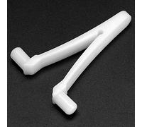 PUSOKEI Clip Papillon en V pour épuisette à Feuilles, Râteau, Brosse, Tête | Durable Resin Pool Pole Clip, Secure Attachment for Skimmer, Net, Vacuum, Brush, Compatible with Most Pool Poles