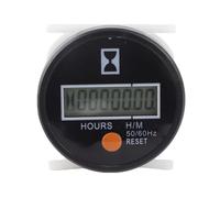 PUSOKEI Compteur Horaire Numérique avec Bouton de Réinitialisation |Compteur Horaire Mécanique de Haute Précision pour 24-240 V