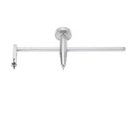 PUSOKEI Coupe-trou Circulaire pour Murs Secs, Arbre en Acier, Scie pour Plaques de Plâtre, Point de Pivot Réglable, Outils pour Cloisons Sèches