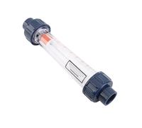 PUSOKEI Débitmètre de Liquide 60-600L/H |Rotamètre à Tube en Plastique LZS-15D pour Instrument de Mesure de l'eau