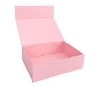 PUSOKEI Grand Coffret Cadeau Magnétique pour Cadeaux avec Boîte de Fermeture élégante pour Parfums, Bijoux, Cadeaux de Saint-Valentin pour Toutes les Occasions 10,24 X 7,48 X 3,15 Pouces (PINK)