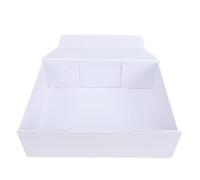 PUSOKEI Grand Coffret Cadeau Magnétique pour Cadeaux avec Boîte de Fermeture élégante pour Parfums, Bijoux, Cadeaux de Saint-Valentin pour Toutes les Occasions 10,24 X 7,48 X 3,15 Pouces (WHITE)