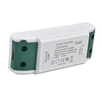 PUSOKEI Pilote LED 12 V DC 30 W 2,5 A Transformateur de Tension à Courant Constant, Alimentation de Lumière LED Basse Tension pour Bande Lumineuse d'armoire, Décoration de la Maison, Lampe AC