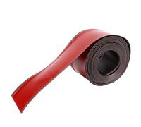 PUSOKEI Plinthe PVC Noyer Noir Adhésive 10cm X 6m | Plinthe flexible, longueur de coupe facile, aucun clou nécessaire, design à rayures moderne, décollez et collez.