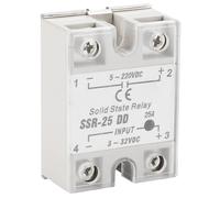 PUSOKEI Relais Statique Industriel SSR-25 |25A 5-220VDC pour le Contrôle des Processus d'automatisation