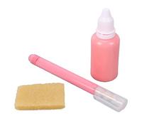 PUSOKEI Stylo Liquide de Masquage, Marqueur Liquide de Masquage Aquarelle Rouge avec de Recharge de 30 Ml et Gomme, Stylo de Artistique pour une Application Précise sur Papier Aquarelle (W-008-01)