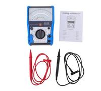 PUSOKEI Testeur Portatif Multimètre Analogique 2500V |Voltmètre AC DC avec Couvercle en Silicone pour Réparation électronique, Large Gamme (SK-88B)