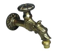 PUTEUS Robinet Nostalgie Robinet Tête de Dragon Golden